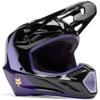 noir/violet - FOX Casque cross V3 DRIP