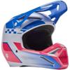 gris/bleu/rose - FOX Casque cross V1 COLLECT JUNIOR