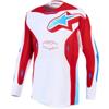 rouge/blanc/bleu - ALPINESTARS Maillot Cross Racer Hunt