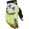 blanc/jaune - FOX Gants cross 180 HELLO FUTURE