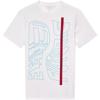 blanc/bleu/rouge - FOX Tshirt ELEVATED FUTURE