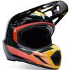 noir/orange/rouge - FOX Casque cross V3 RS GRID
