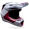 blanc/rouge - FOX Casque cross V3 TINE