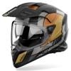 noir/gris/or matte - AIROH Casque Crossover Bandit Horn