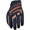 BLACK/GOLD - FIVE Gants Cross Mxf Race