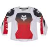 rouge/blanc/noir - FOX Maillot cross 180 SHIELD KID