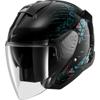 Black Violet Glitter - SHARK Casque SKWAL JET REPTAIA