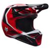 rouge/noir/blanc - FOX Casque Cross V1 Frame