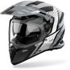 gris/noir/blanc - AIROH Casque Crossover Bandit Spicy