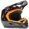 noir/multicolore/orange - FOX Casque cross V1 KAIROS
