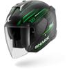 Black Green White - SHARK Casque SKWAL i3 JET LIGHT-BLUR