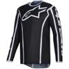 noir/gris - ALPINESTARS Maillot cross FLUID APEX
