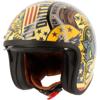 Jaune / Rouge / Noir - VONDUTCH Casque Big Cat