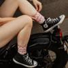 WILDUSTSISTERS-chaussettes-chekerboard-damier-pink-image-132143545
