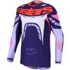 violet/rose/rouge - ALPINESTARS Maillot Cross Supertech Dyna