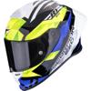 noir-bleu-jaune fluo - SCORPION Casque EXO-R1 EVO II AIR VALERE