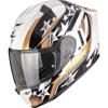 Blanc-Noir-Or - SCORPION Casque Exo-1500 Air Etoile