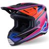 noir/orange/multicolore - ALPINESTARS Casque cross SUPERTECH SM7 FUSE