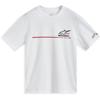 blanc/rouge - ALPINESTARS Tee-Shirt P1 Ss Csf