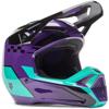 violet/turquoise - FOX Casque cross V1 COLLECT