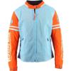 BLEU CIEL Orange-Beige - HELSTONS Blouson VON DUTCH - CALIFORNIA GIRL AIR Mesh femme