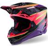 noir/rose/violet/jaune fluo - ALPINESTARS Casque cross SUPERTECH S-M10 ERA