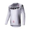 argent/noir - ALPINESTARS Maillot cross SUPERTECH MAKER