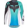 turquoise/bleu/blanc/noir - FOX Maillot cross FLEXAIR SPIRE JUNIOR