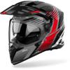 noir/gris/rouge - AIROH Casque Crossover Bandit Spicy