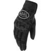 NOIR-NOIR CAMO - HELSTONS Gants VON DUTCH - PALAVAS AIR Tissu-Cuir femme