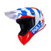 bleu/blanc/rouge - PULL-IN Casque cross TRASH