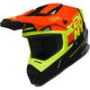orange/jaune/noir - KENNY Casque cross TRACK GRAPHIC FOCUS
