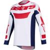 blanc/rouge/bleu - ALPINESTARS Maillot cross RACER RIWAY