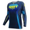 bleu/jaune - SHOT Maillot Cross Contact Stream