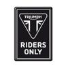 NOSTALGICART-metal-card-triumph-riders-only-image-131238961