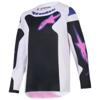 blanc/noir/violet - ALPINESTARS Maillot cross YOUTH FLUID GRID