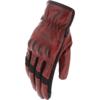 ROUGE-NOIR - HELSTONS Gants HOLY ETE Cuir-Tissu femme