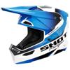 bleu/blanc/noir - SHOT Casque Cross Furious Kid Stream