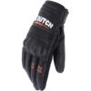 BLANC-NOIR - HELSTONS Gants VON DUTCH - BRIGITTE AIR Cuir femme