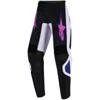 noir/blanc/violet - ALPINESTARS Pantalon Cross YOUTH FLUID GRID