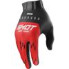 rouge/noir - SHOT Gants cross RACE EVO