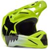 jaune fluo/noir/blanc - FOX Casque cross V1 SHIELD