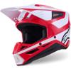 rouge/blanc - ALPINESTARS Casque cross SUPERTECH SM3 HEAT