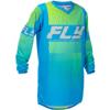 bleu/jaune fluo - FLY Maillot cross YOUTH F-16