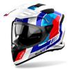 blanc/bleu/rouge - AIROH Casque Crossover Bandit Horn