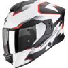 blanc mat-noir-rouge - SCORPION Casque EXO-530 AIR CLIP