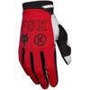 rouge/blanc/noir - FOX Gants cross 180 FLOW
