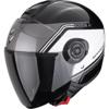 métal noir-blanc - SCORPION Casque EXO-CITY II VITA
