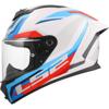 Gloss White Blue Red - LS2 Casque FF820 RAPID III HYPER