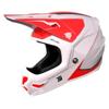 rouge/blanc perle - SHOT Casque cross CORE COMP